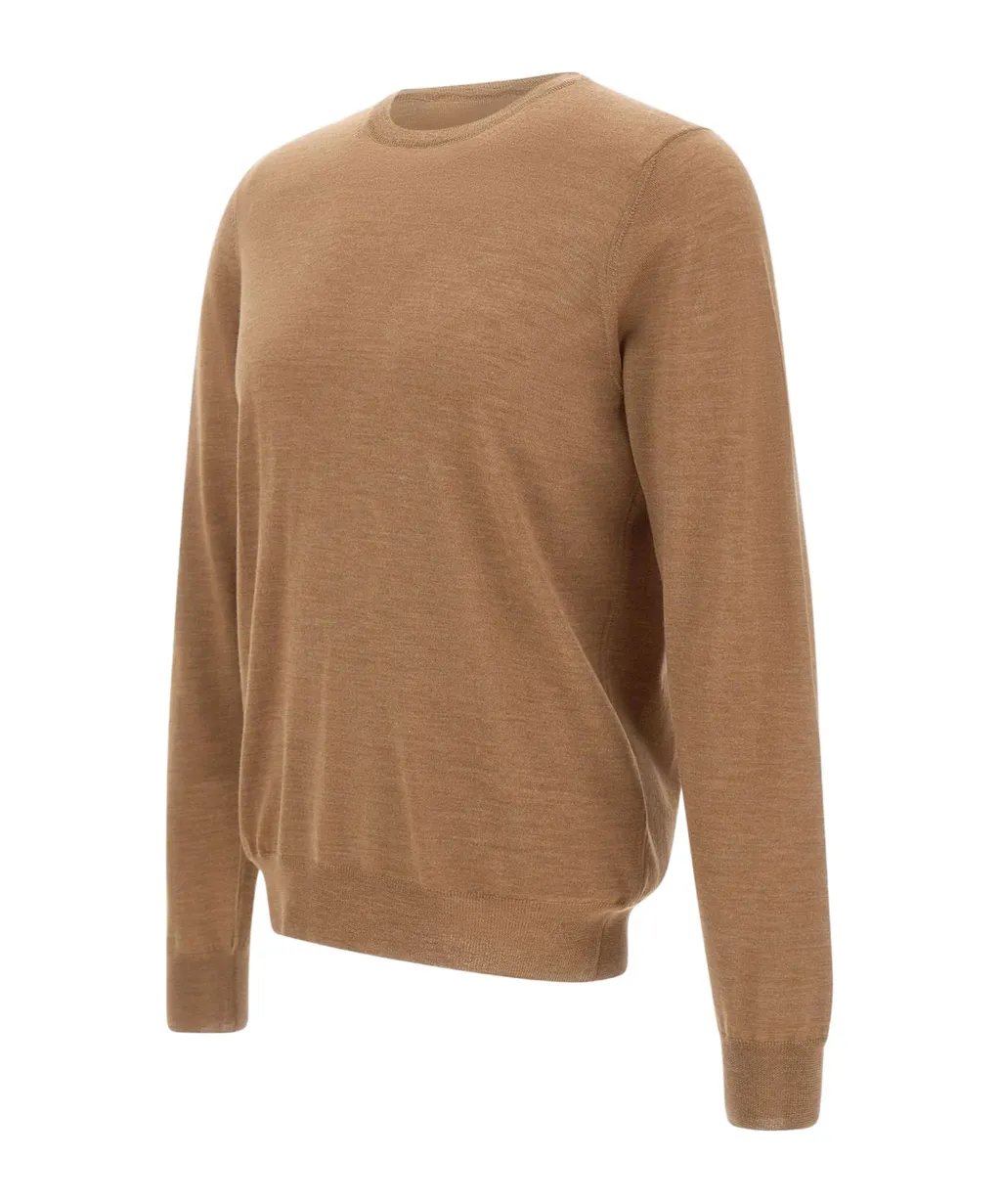 Long-Sleeved Crew Neck Sweater