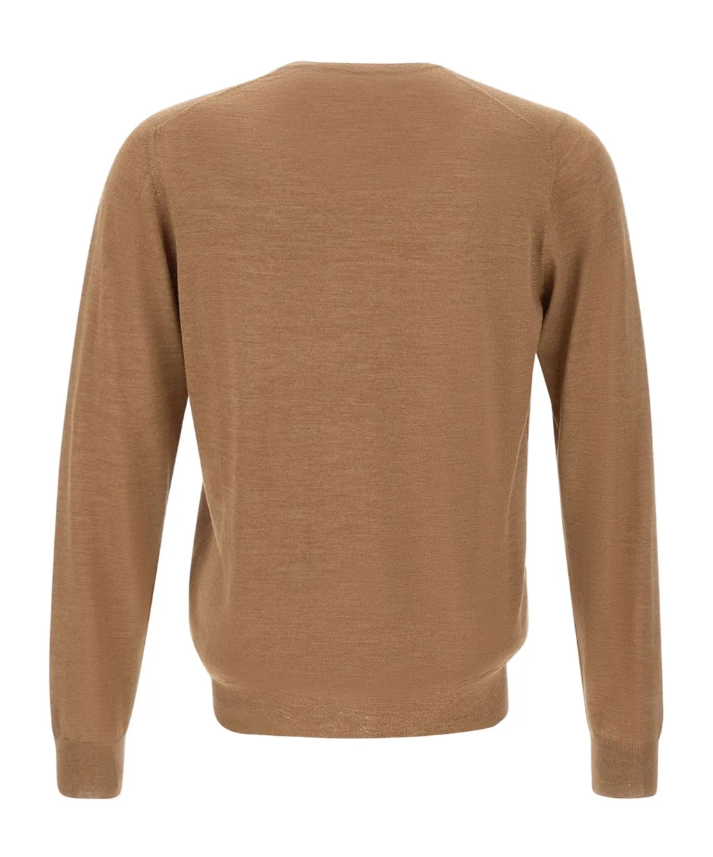 Long-Sleeved Crew Neck Sweater