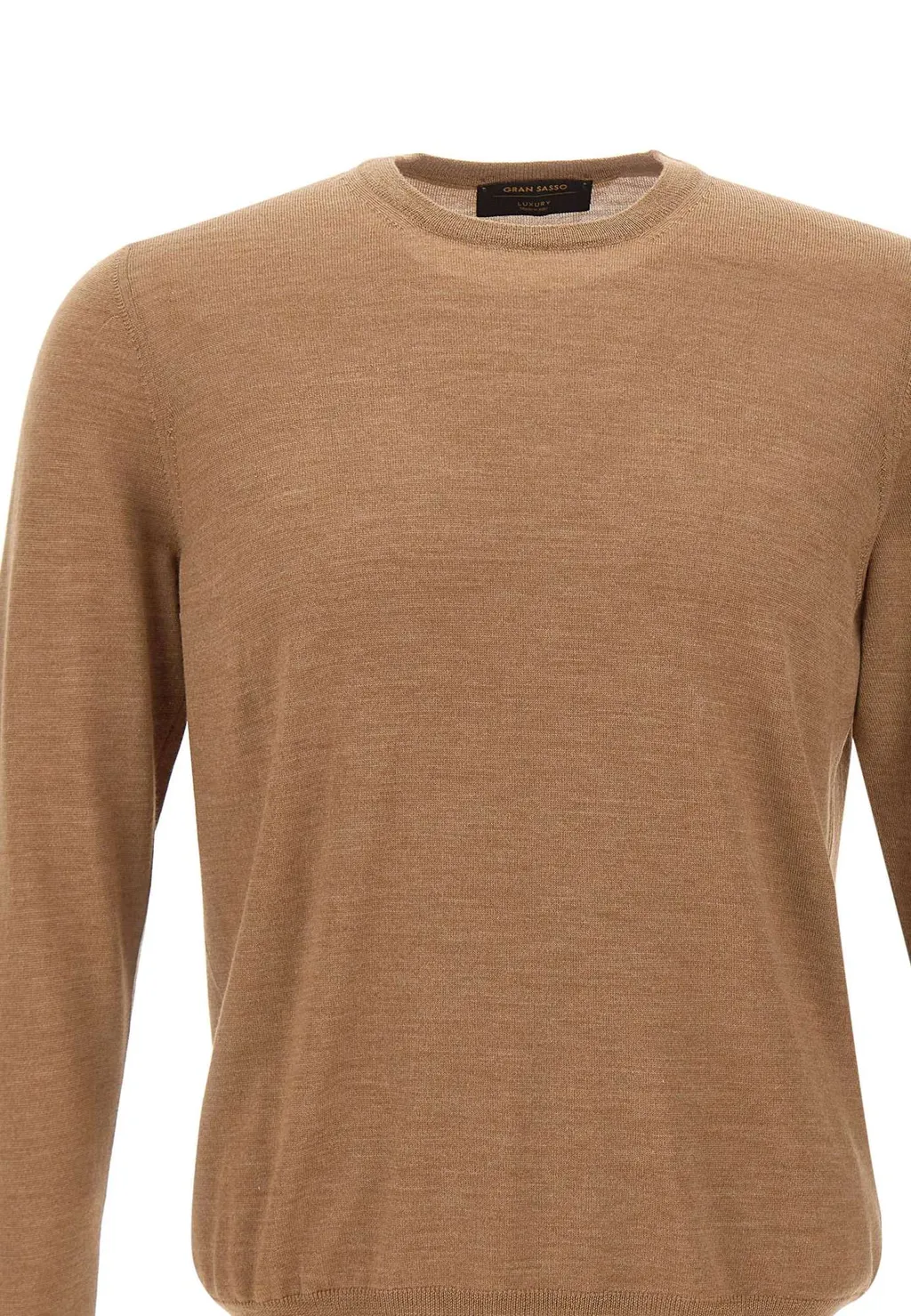 Long-Sleeved Crew Neck Sweater