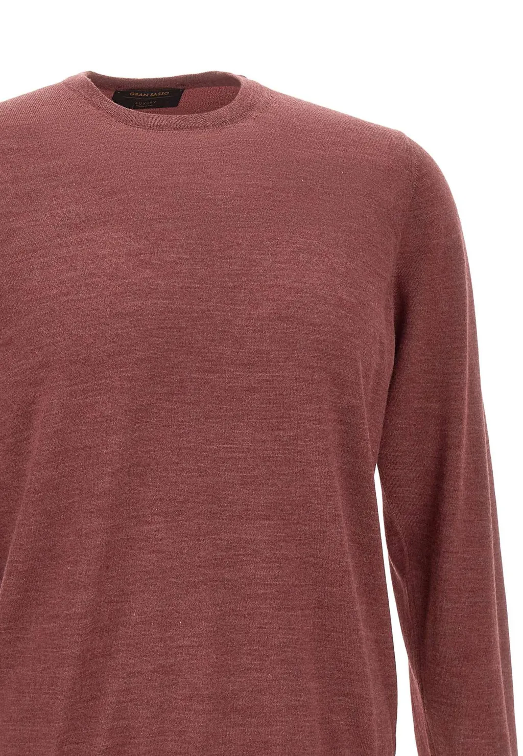 Long-Sleeved Crew Neck Sweater