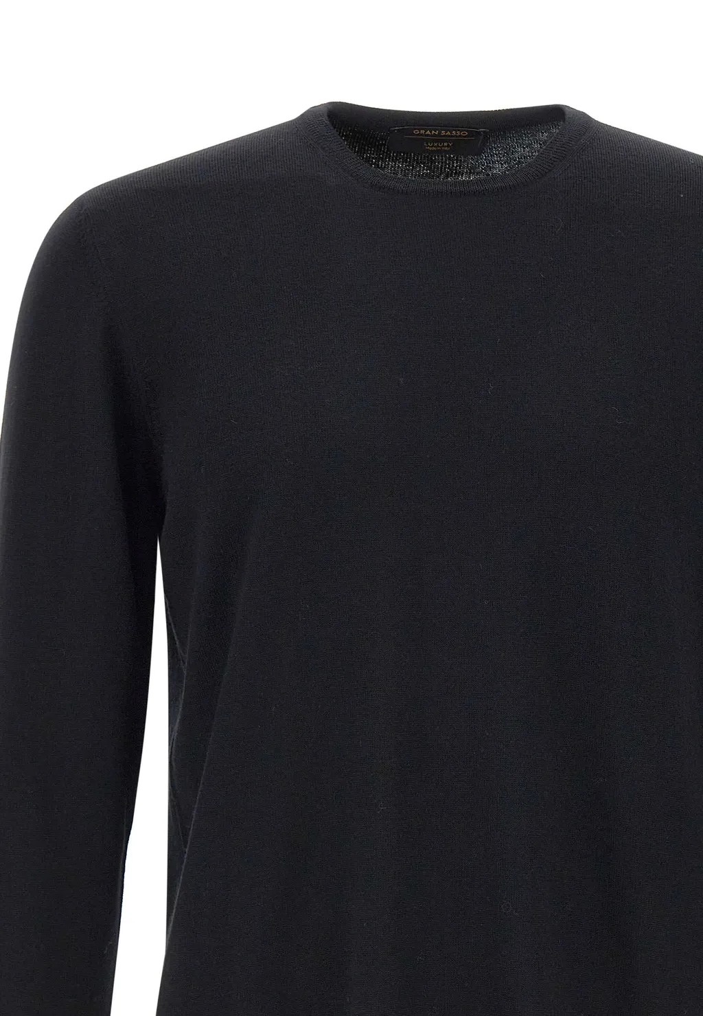 Long-Sleeved Crew Neck Sweater