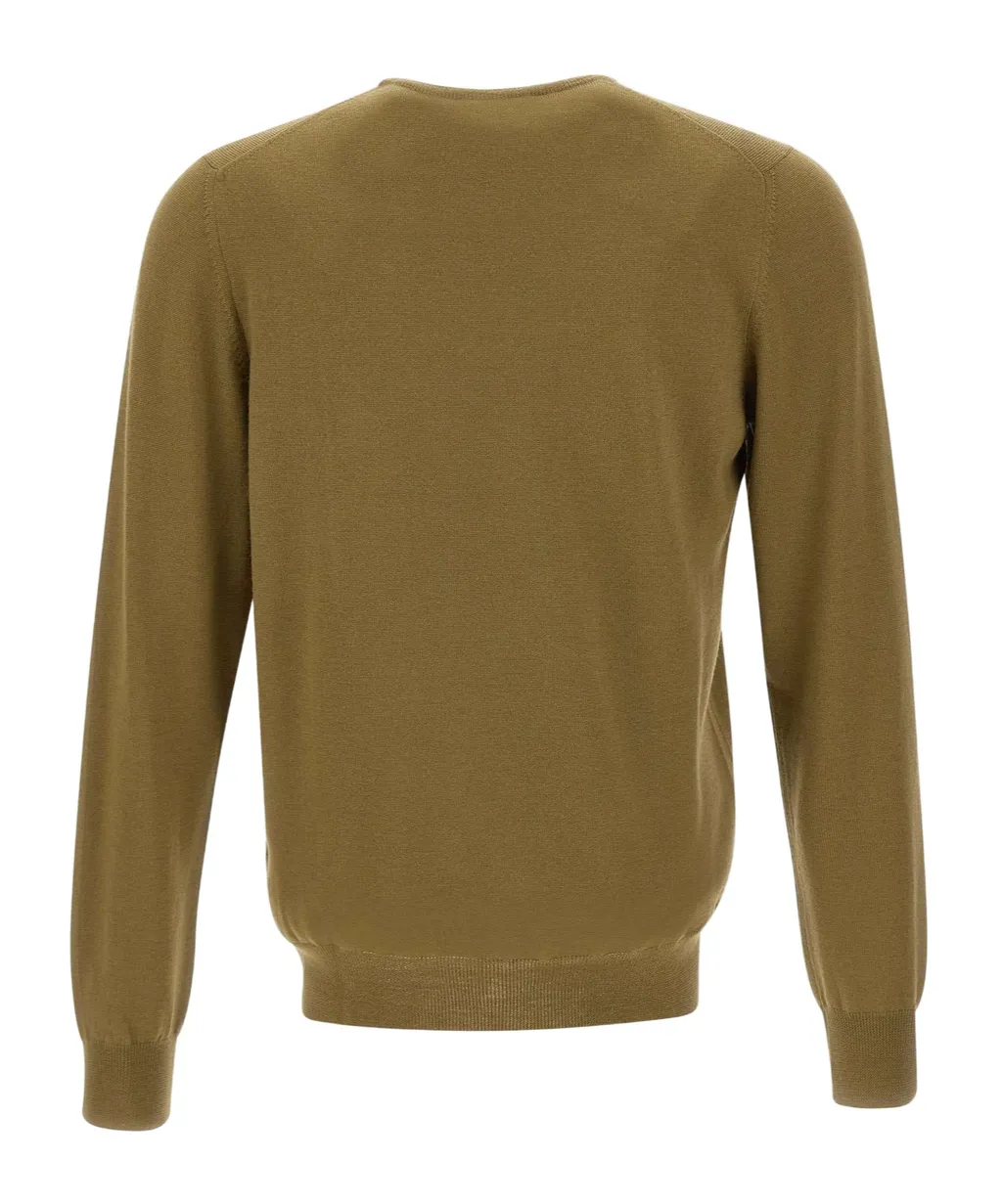 Long-Sleeved Crew Neck Sweater