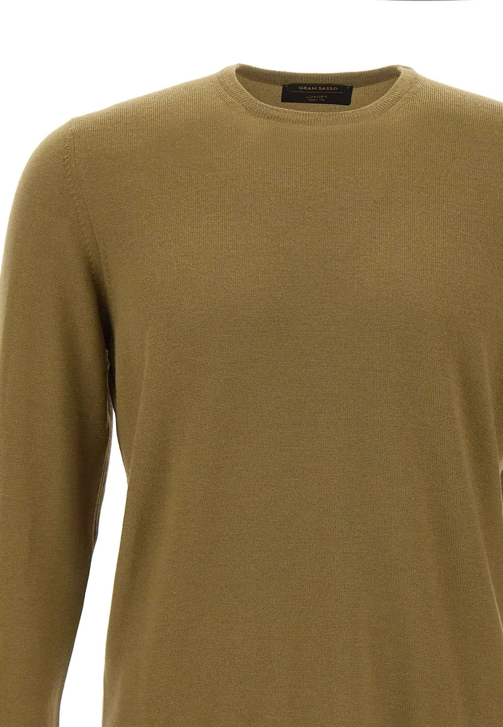 Long-Sleeved Crew Neck Sweater