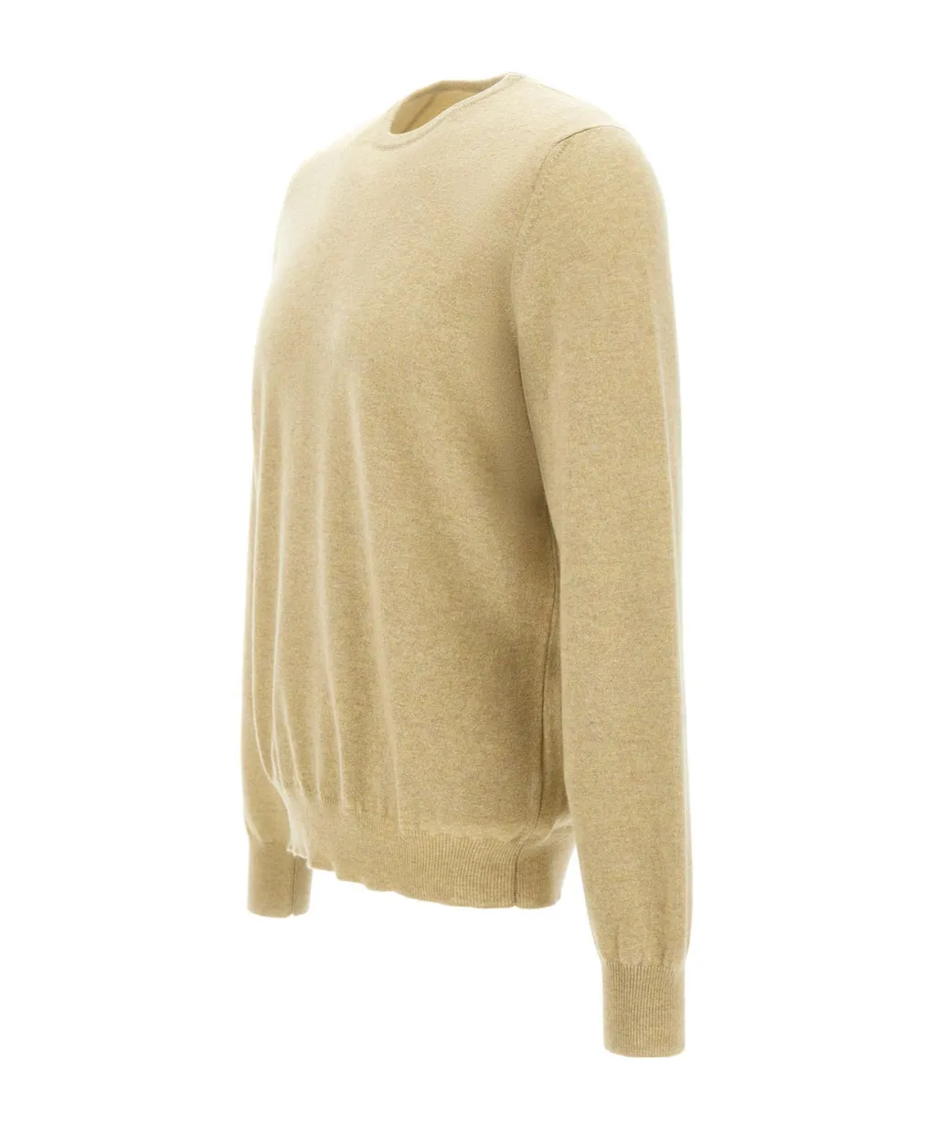 Long-Sleeved Crew Neck Sweater