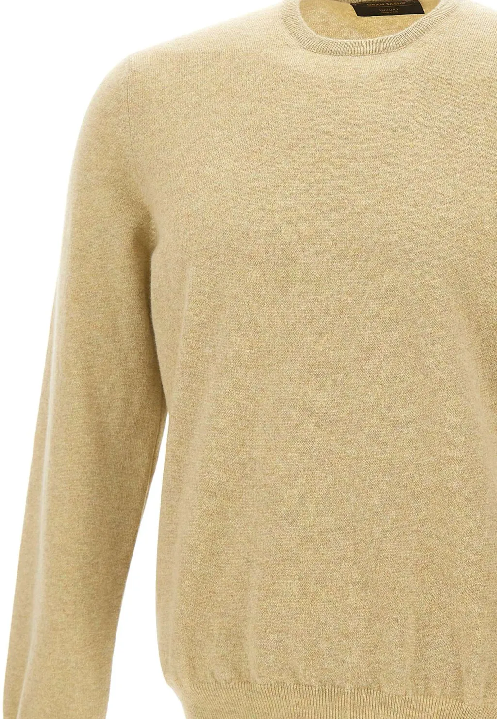 Long-Sleeved Crew Neck Sweater
