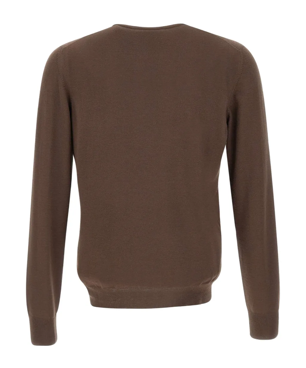 Long-Sleeved Crew Neck Sweater
