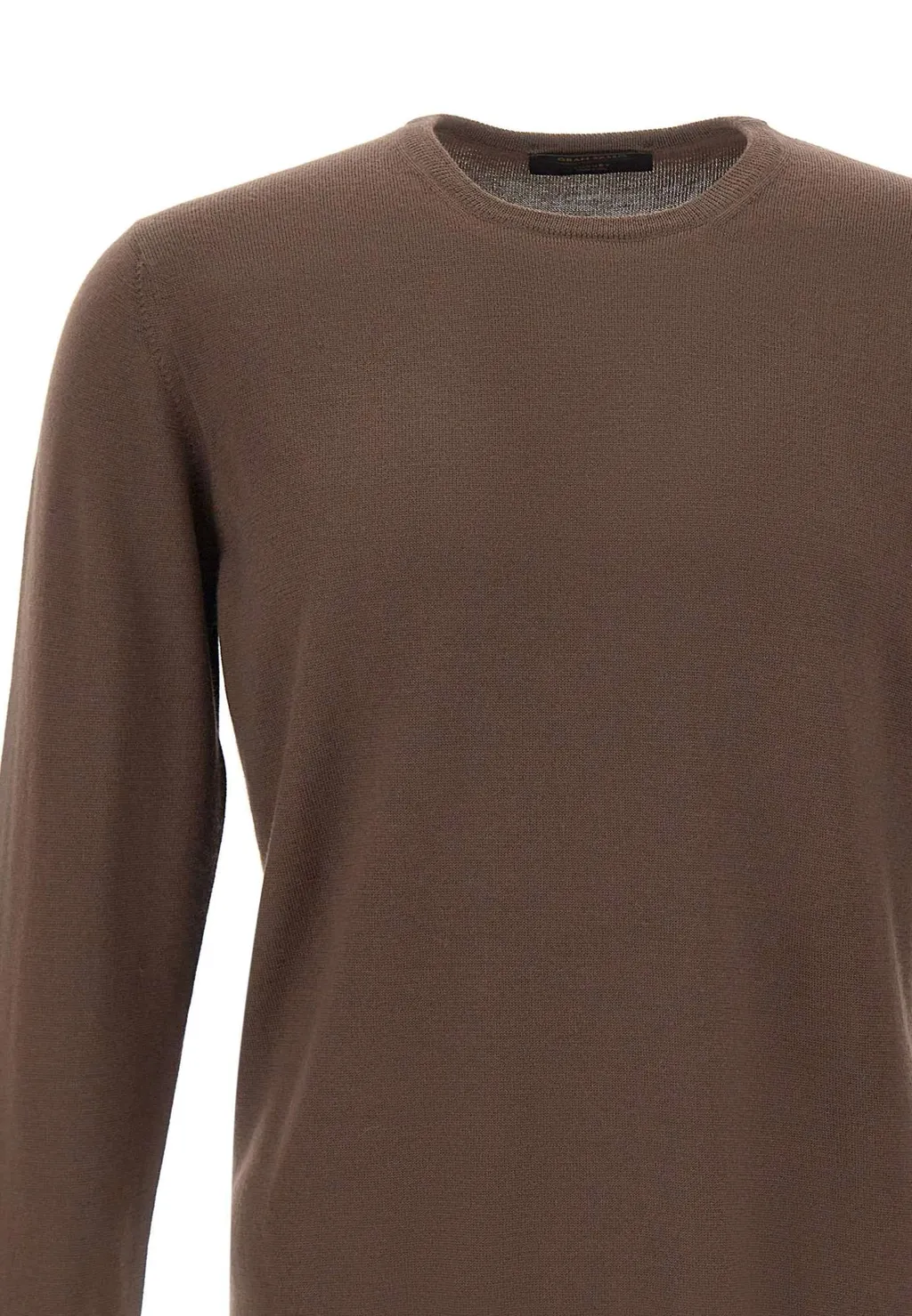 Long-Sleeved Crew Neck Sweater
