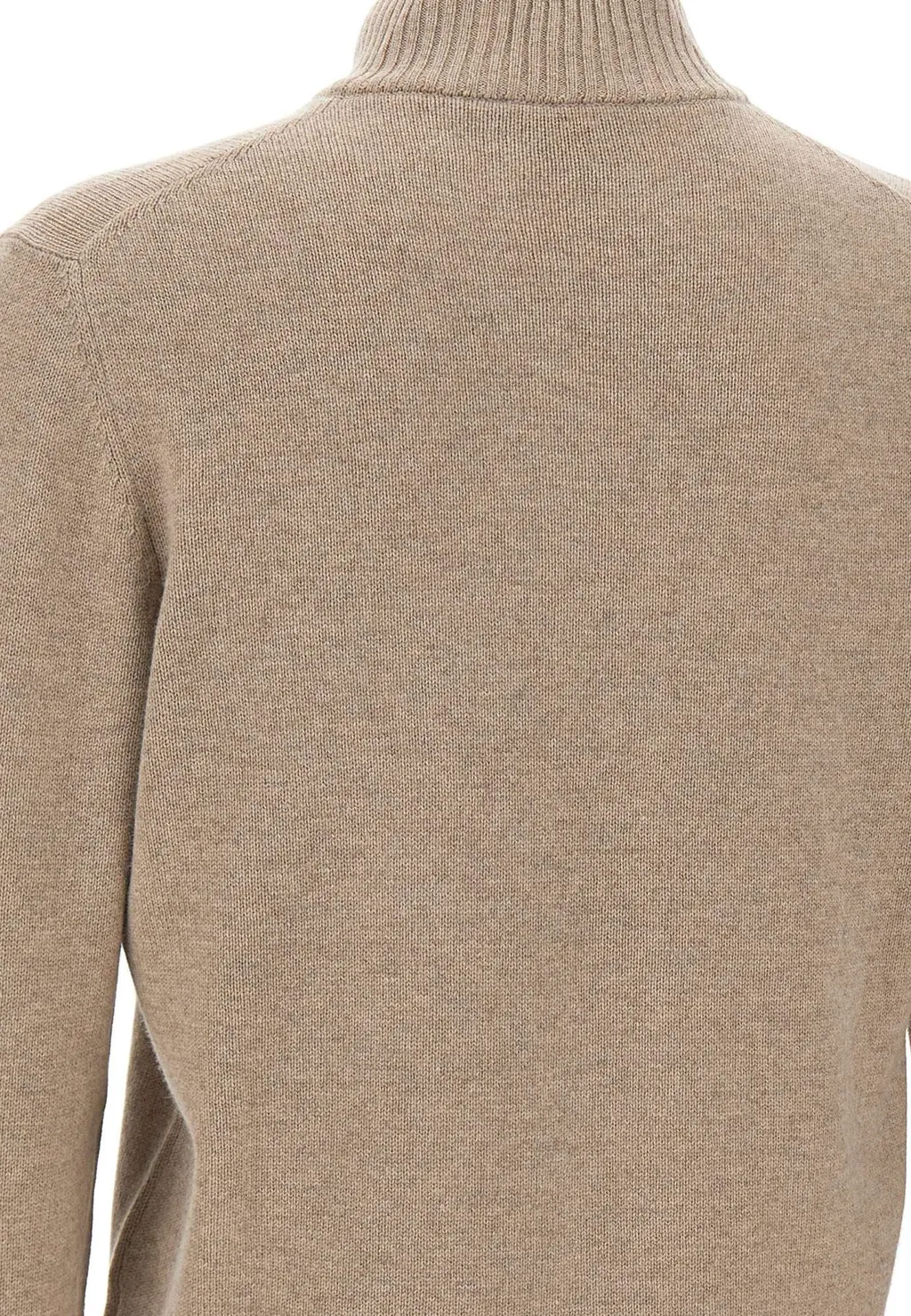 Long-Sleeved Zippered Sweater