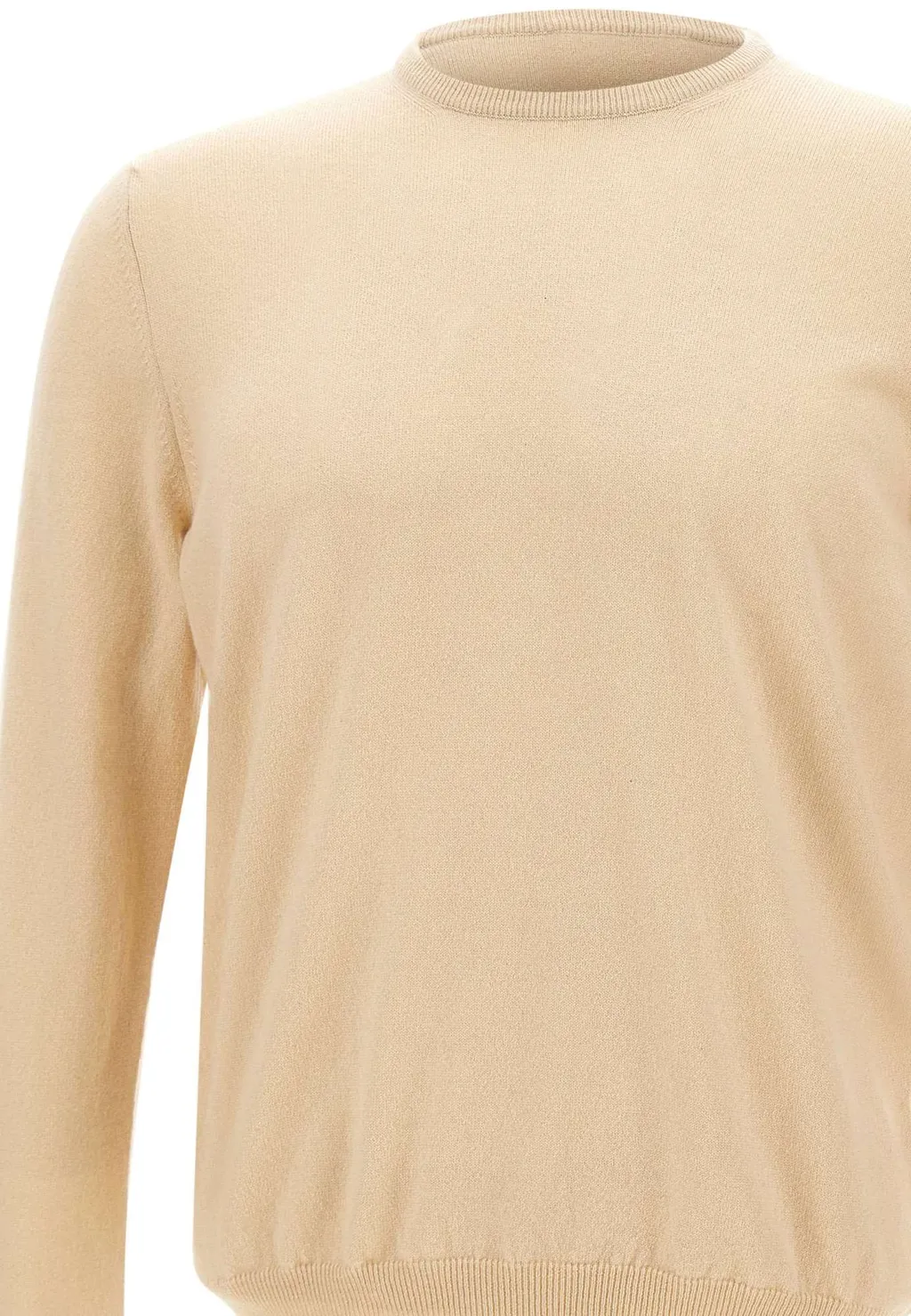 Long-Sleeved Crew Neck Sweater