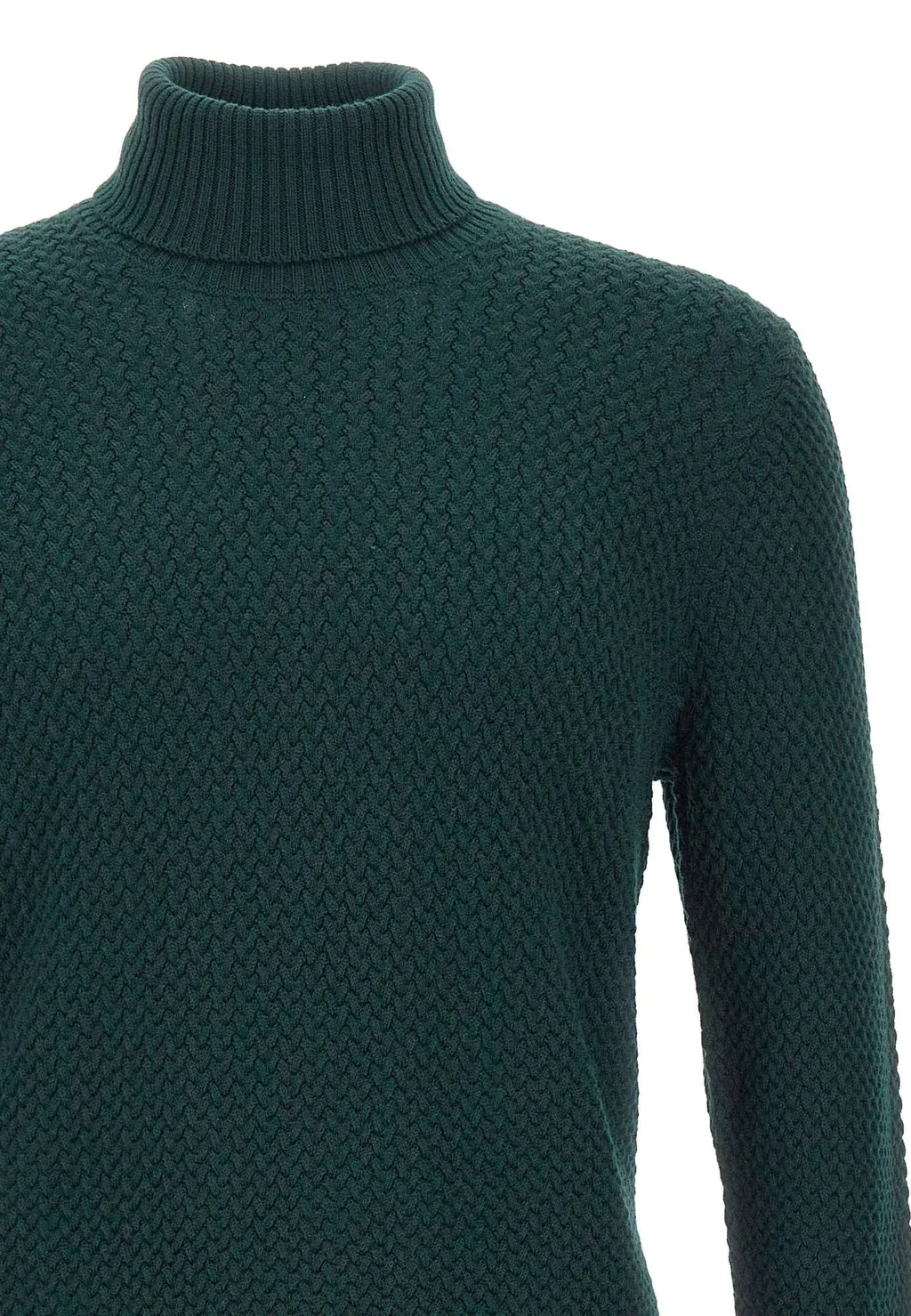 Long-Sleeved Turtleneck Sweater