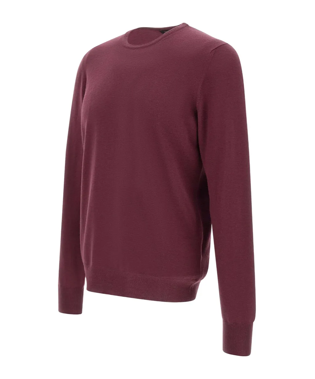 Long-Sleeved Crew Neck Sweater