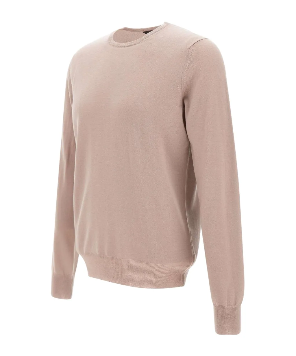 Long-Sleeved Crew Neck Sweater