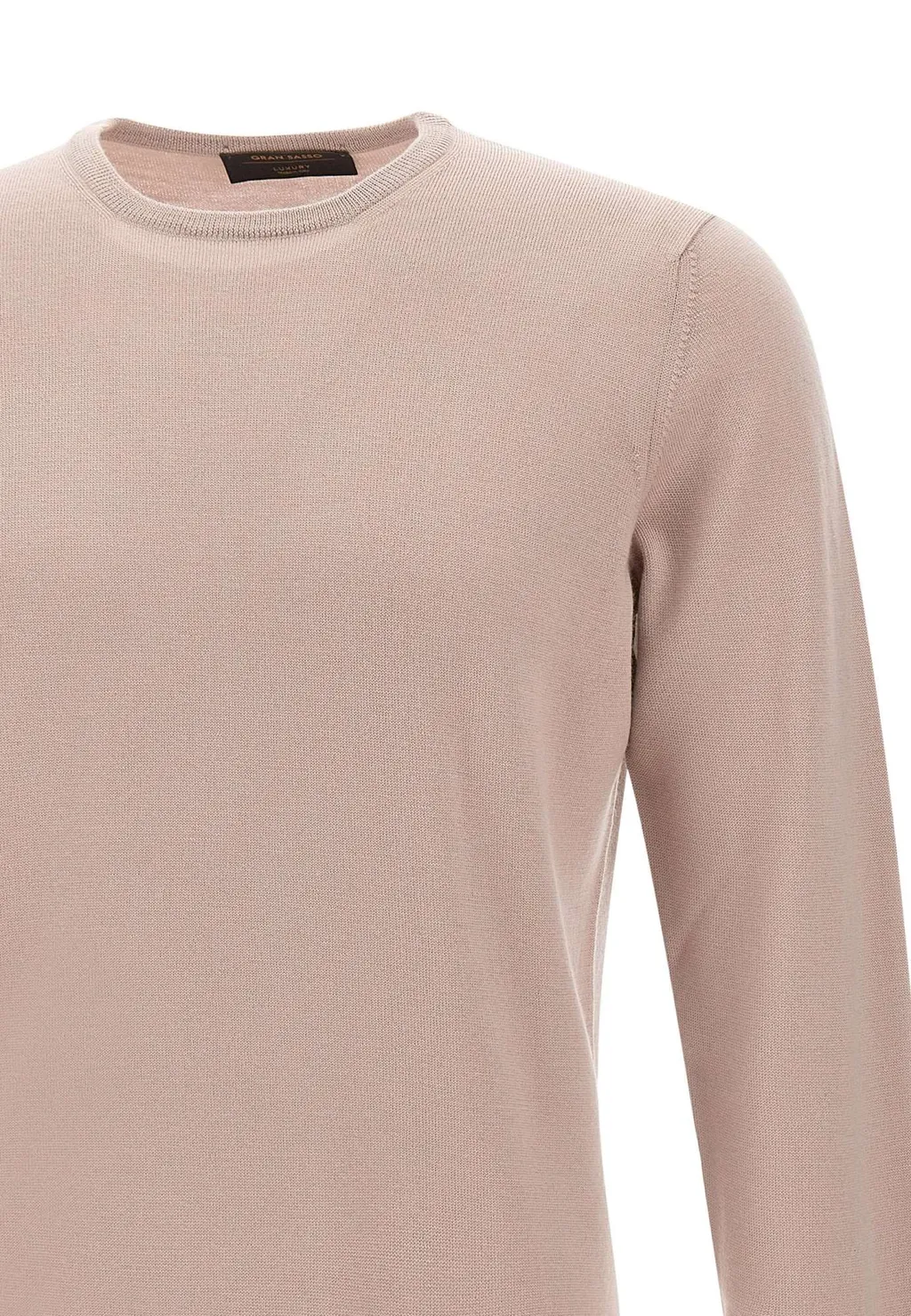 Long-Sleeved Crew Neck Sweater