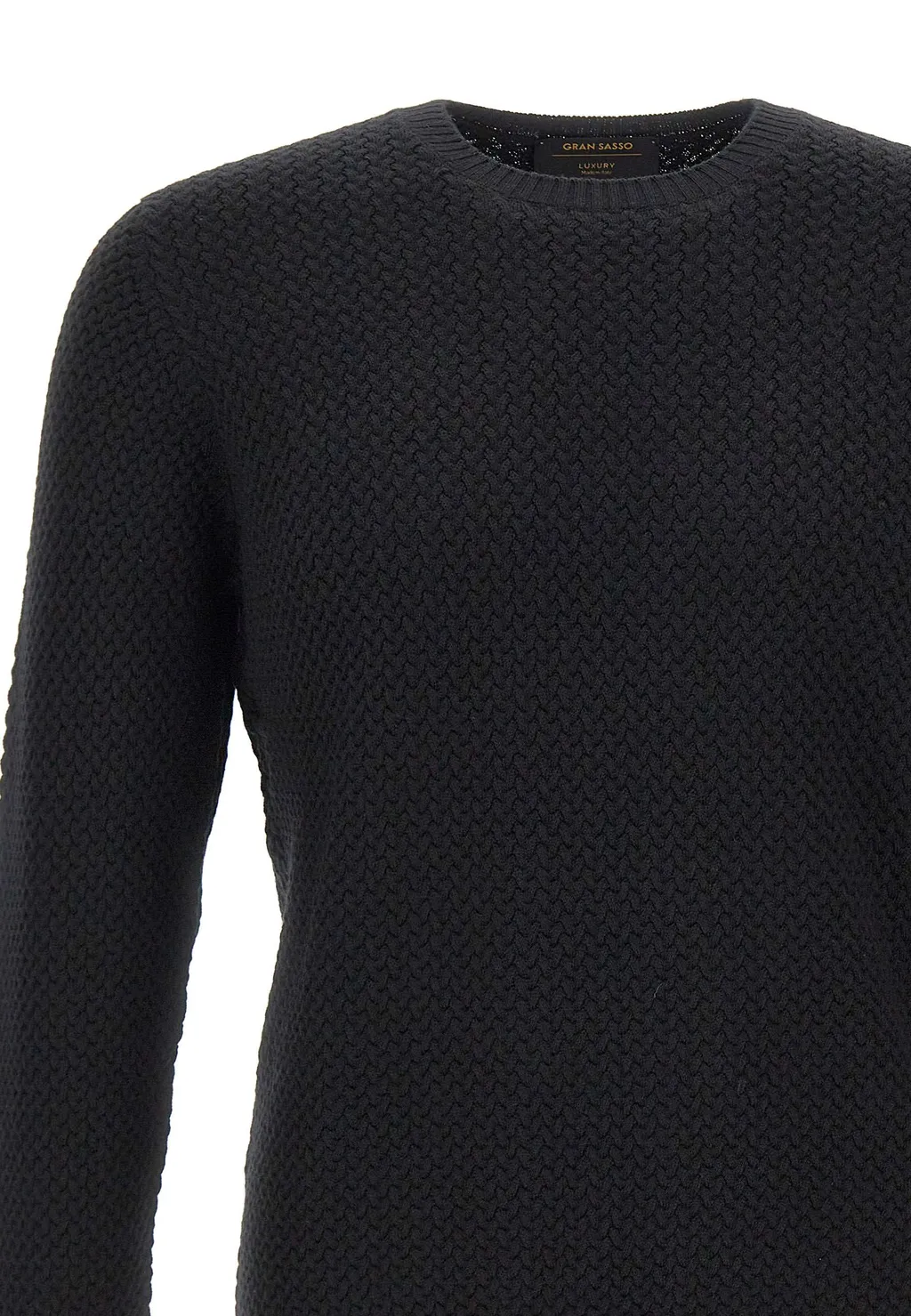 Long-Sleeved Crew Neck Sweater
