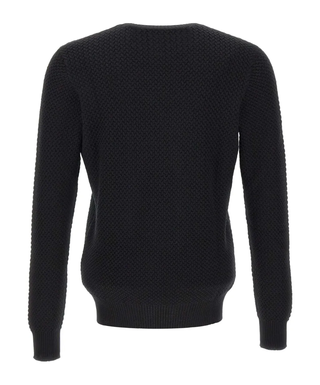 Long-Sleeved Crew Neck Sweater