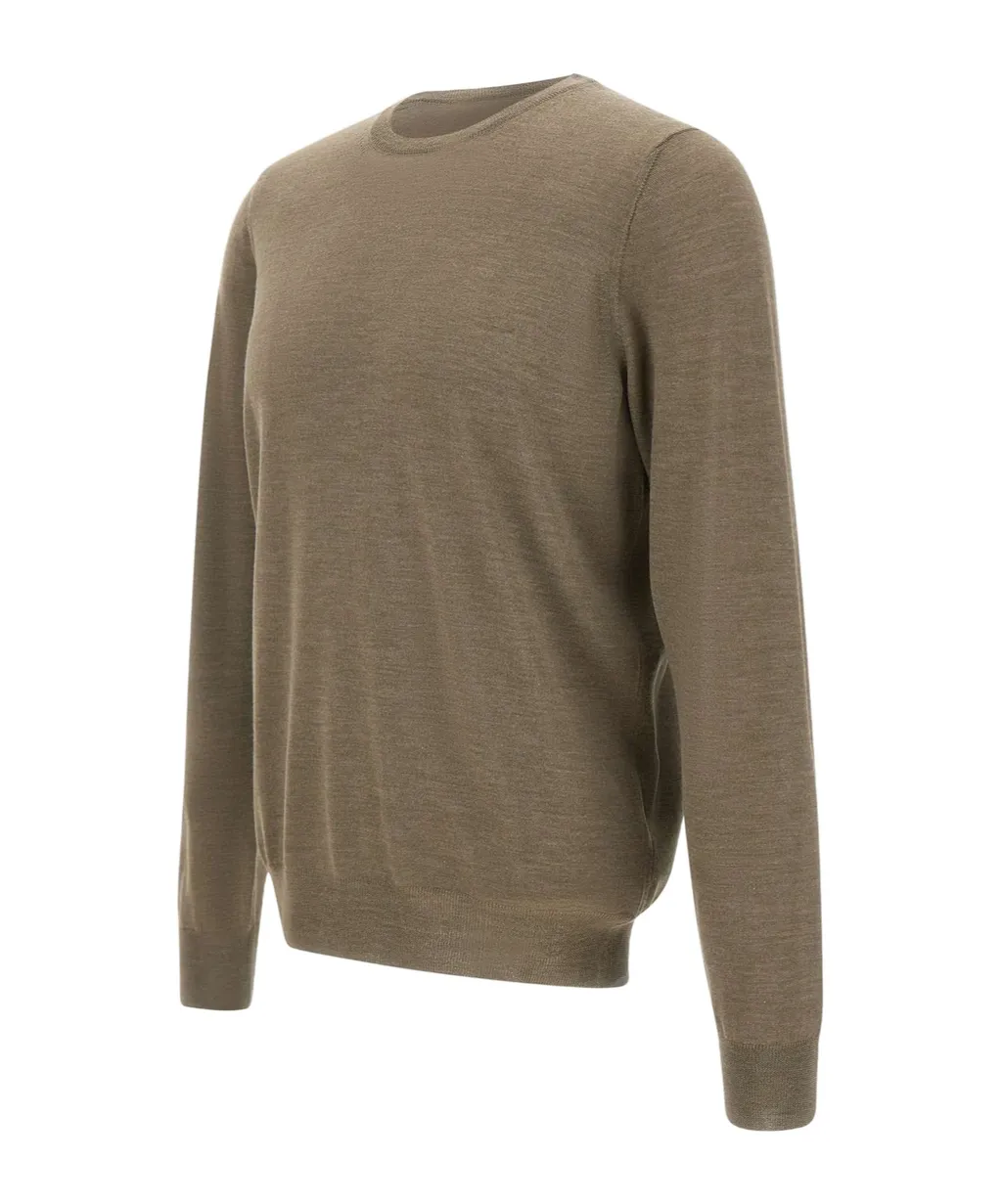 Long-Sleeved Crew Neck Sweater