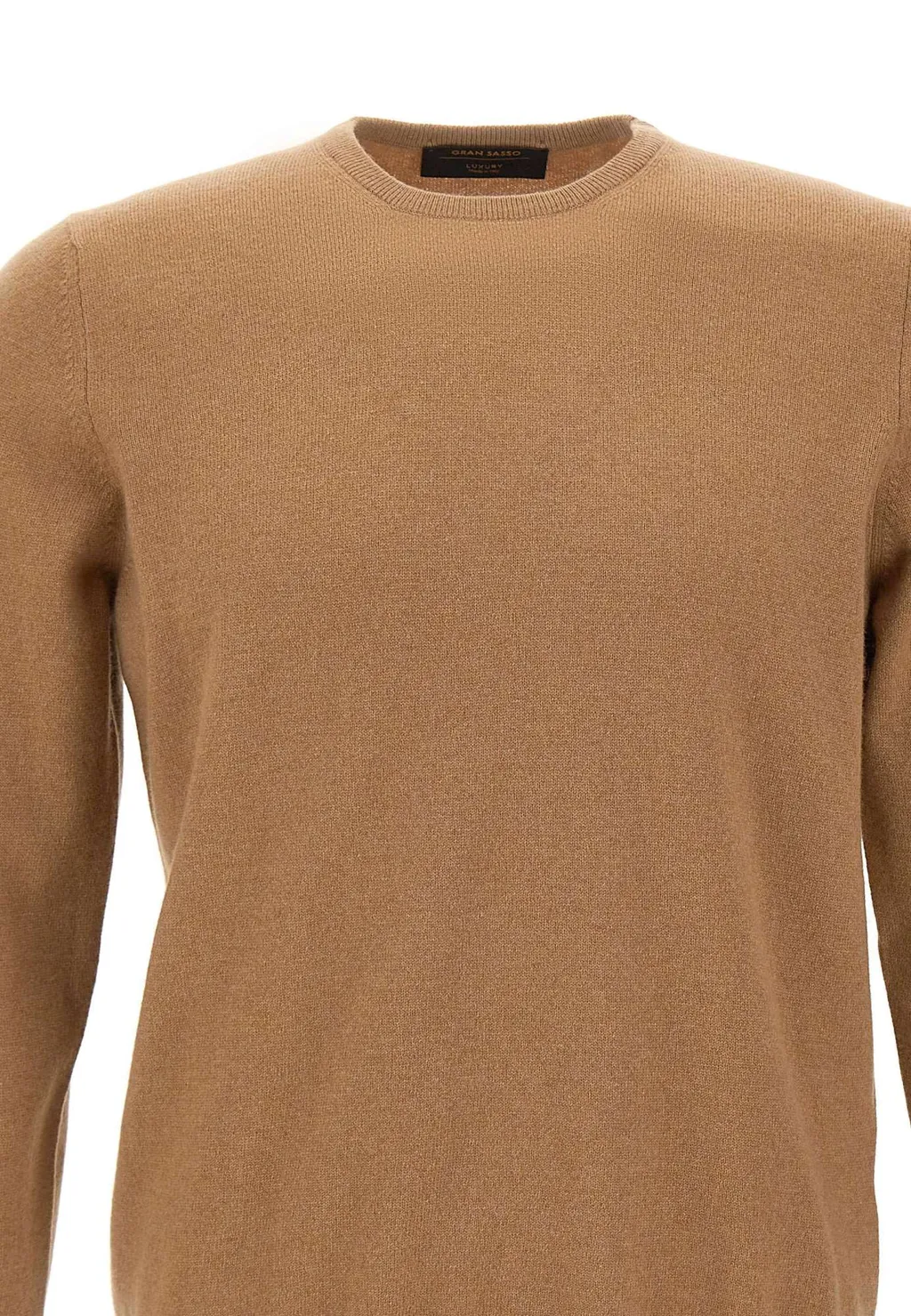 Long-Sleeved Crew Neck Sweater
