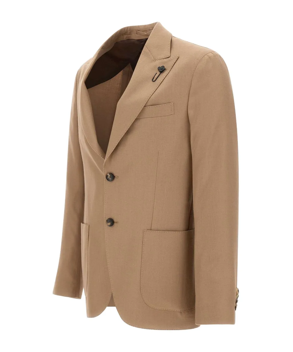 Slim-Cut Single-Breasted Blazer