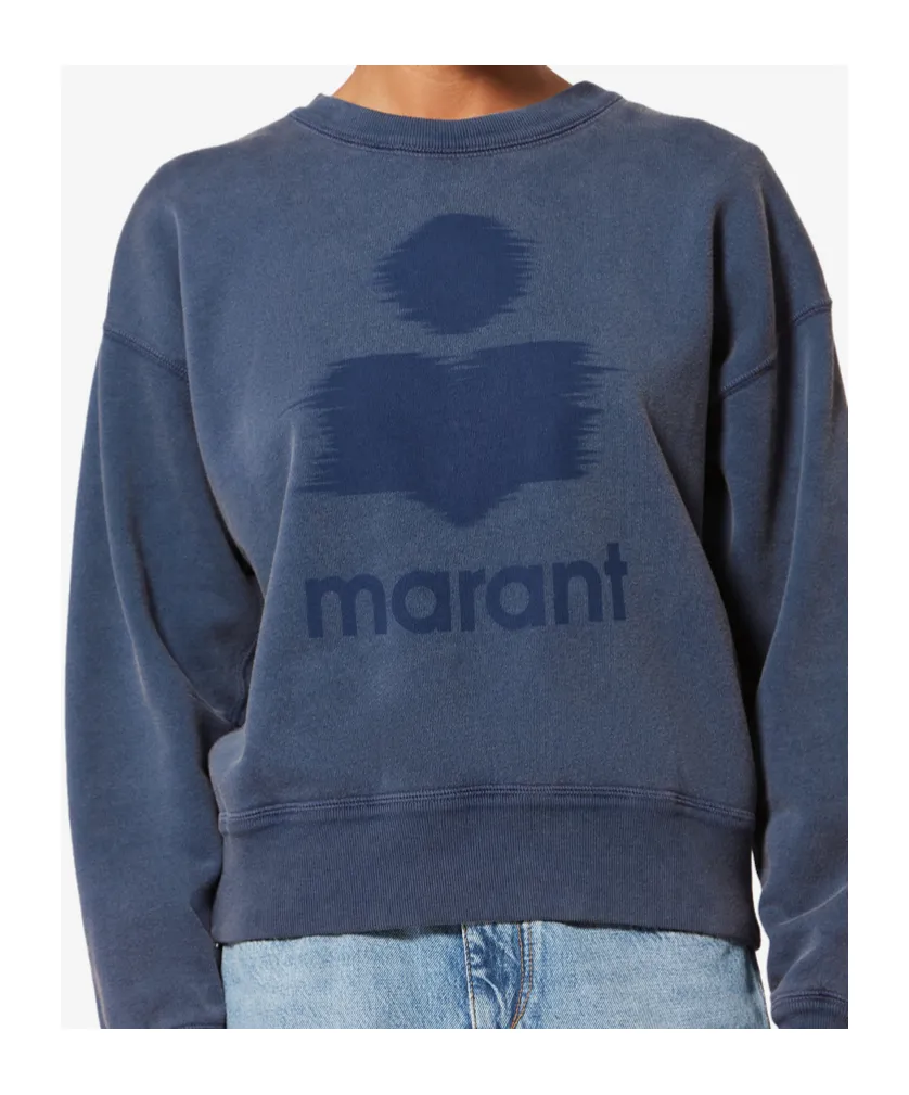Isabel Marant Toile Logo Printed Crewneck Sweatshirt