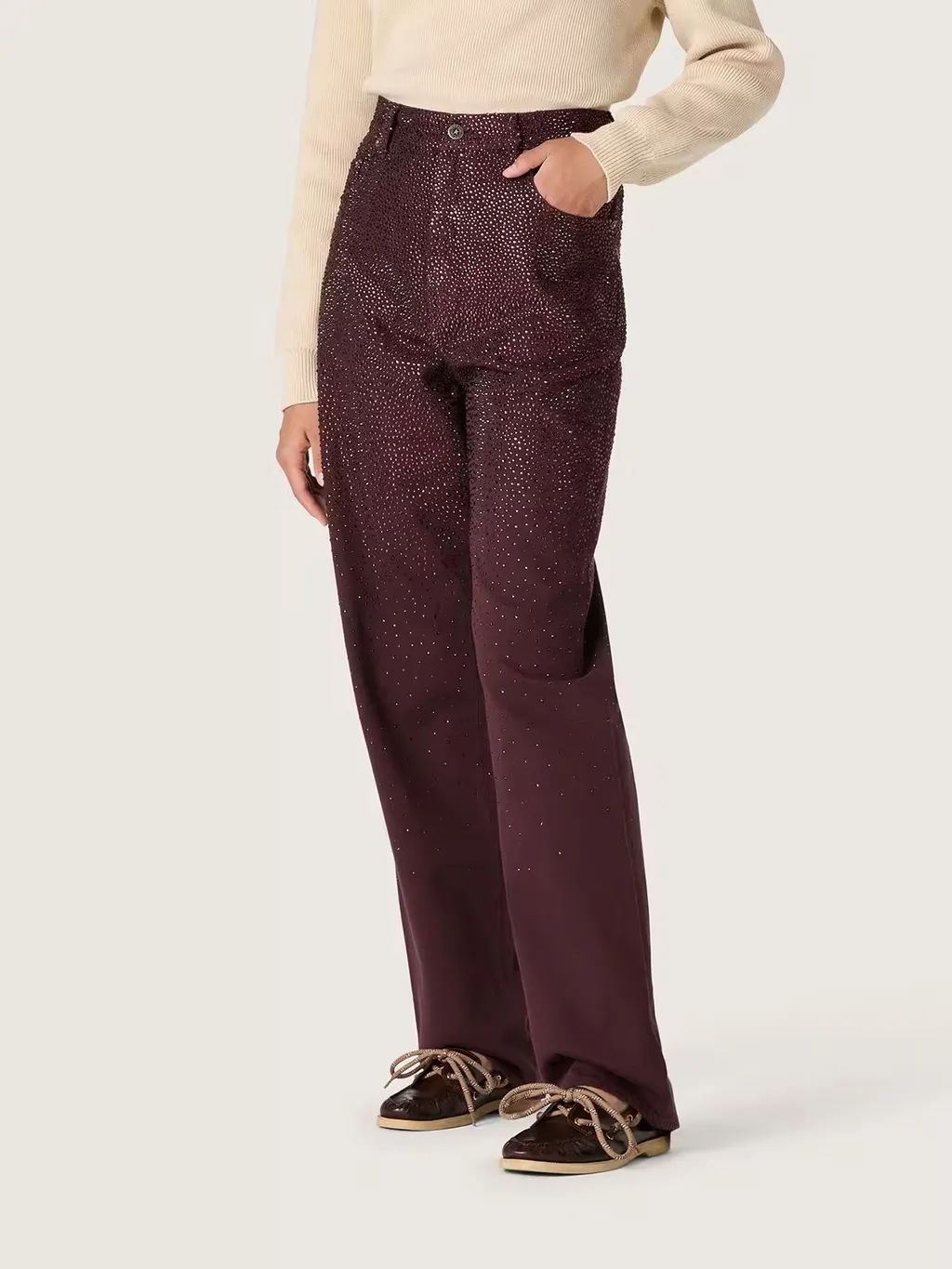 Golden Goose Deluxe Brand Straight-Leg Embellished Jeans