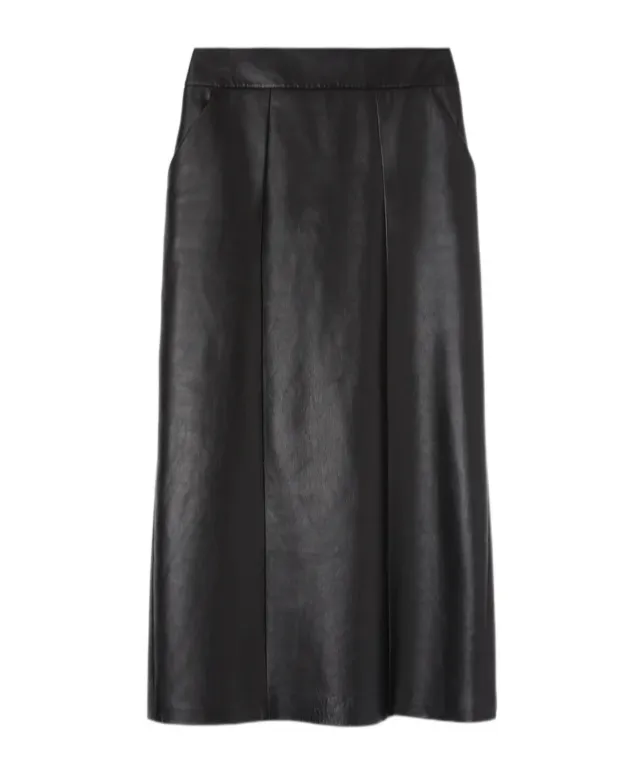 Leather Sheath Skirt