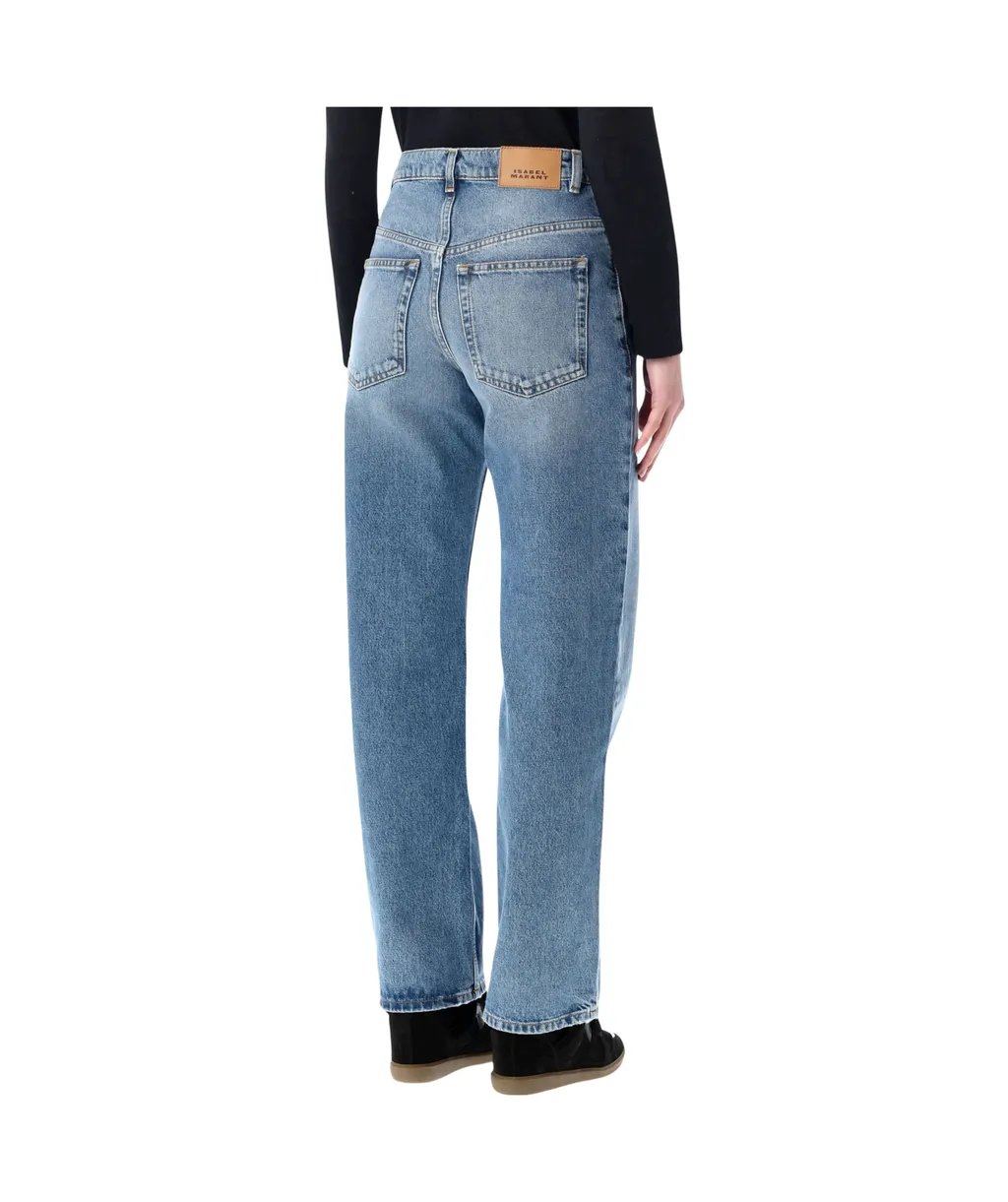 Isabel Marant ÉToile Dromie Straight-Leg Jeans