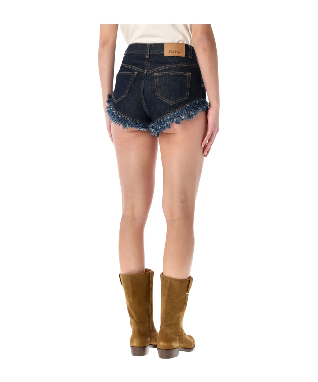 Isabel Marant Eneidala Denim Shorts