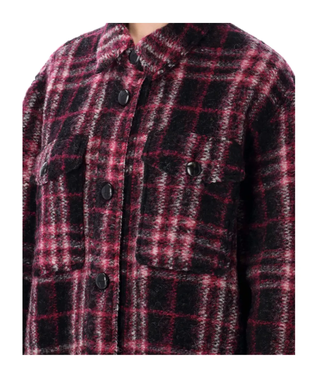 Isabel Marant ÉToile Harvely Check Shirt Jacket