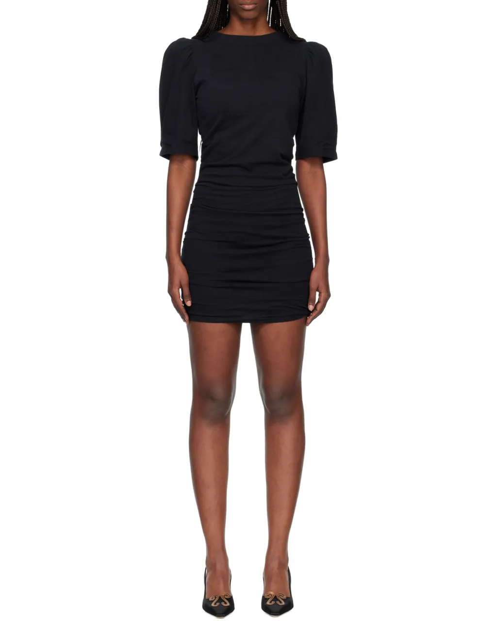 Isabel Marant Toile Mylda Gathered Mini Dress
