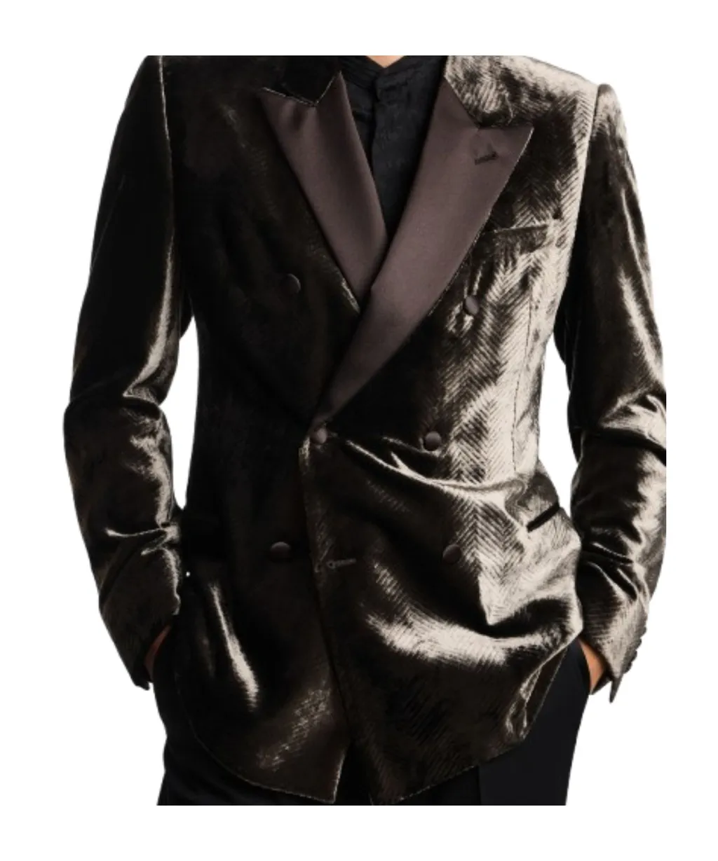 Long-Sleeved Suit Jacket