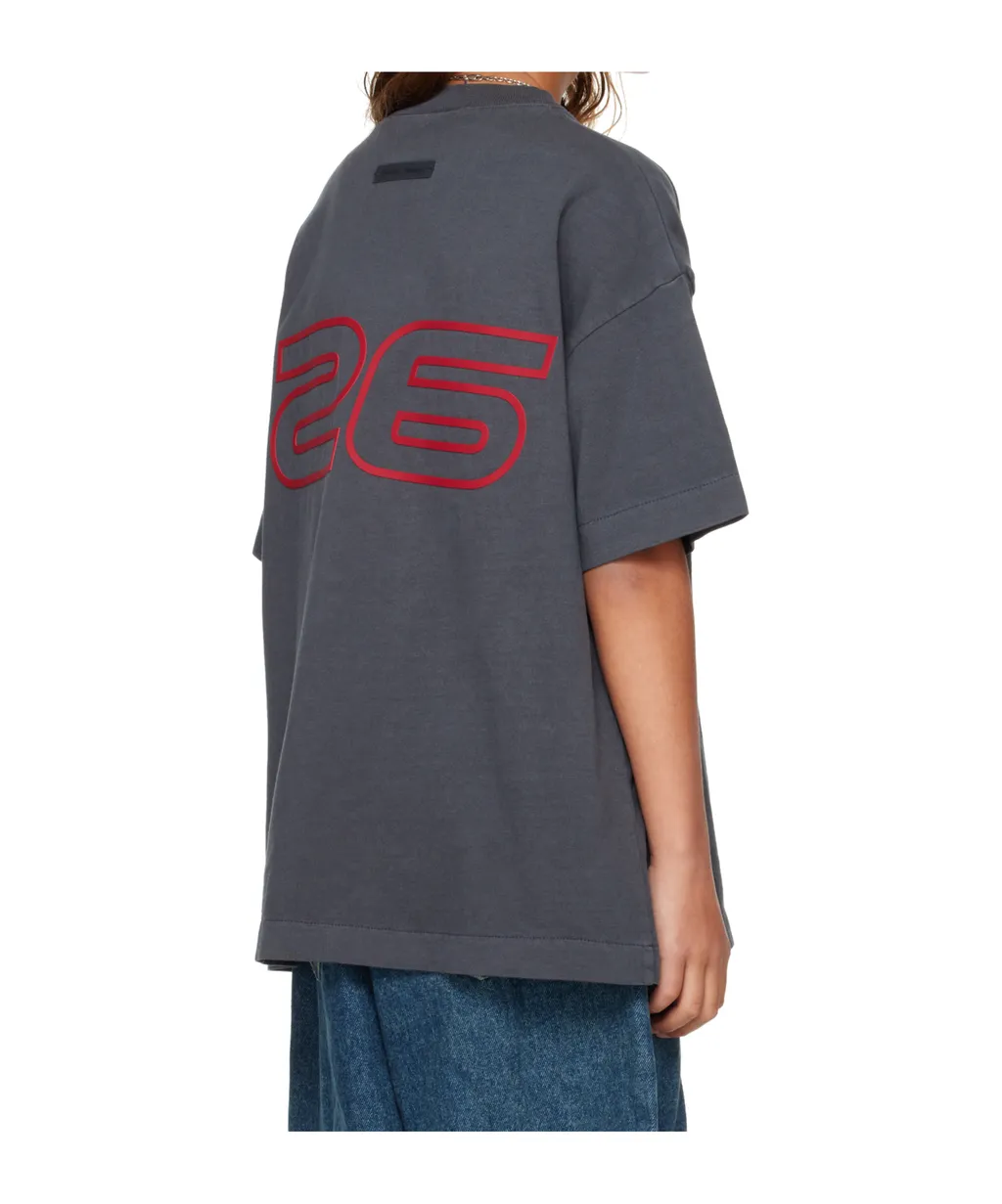 Fear Of God Essentials Kids Logo Printed Crewneck T-Shirt