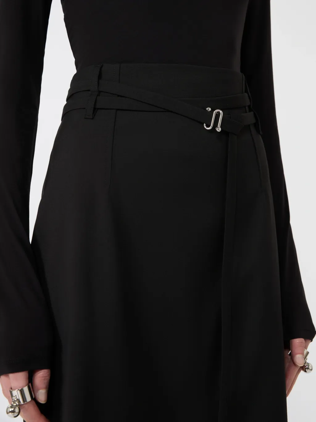 Long Wool Skirt