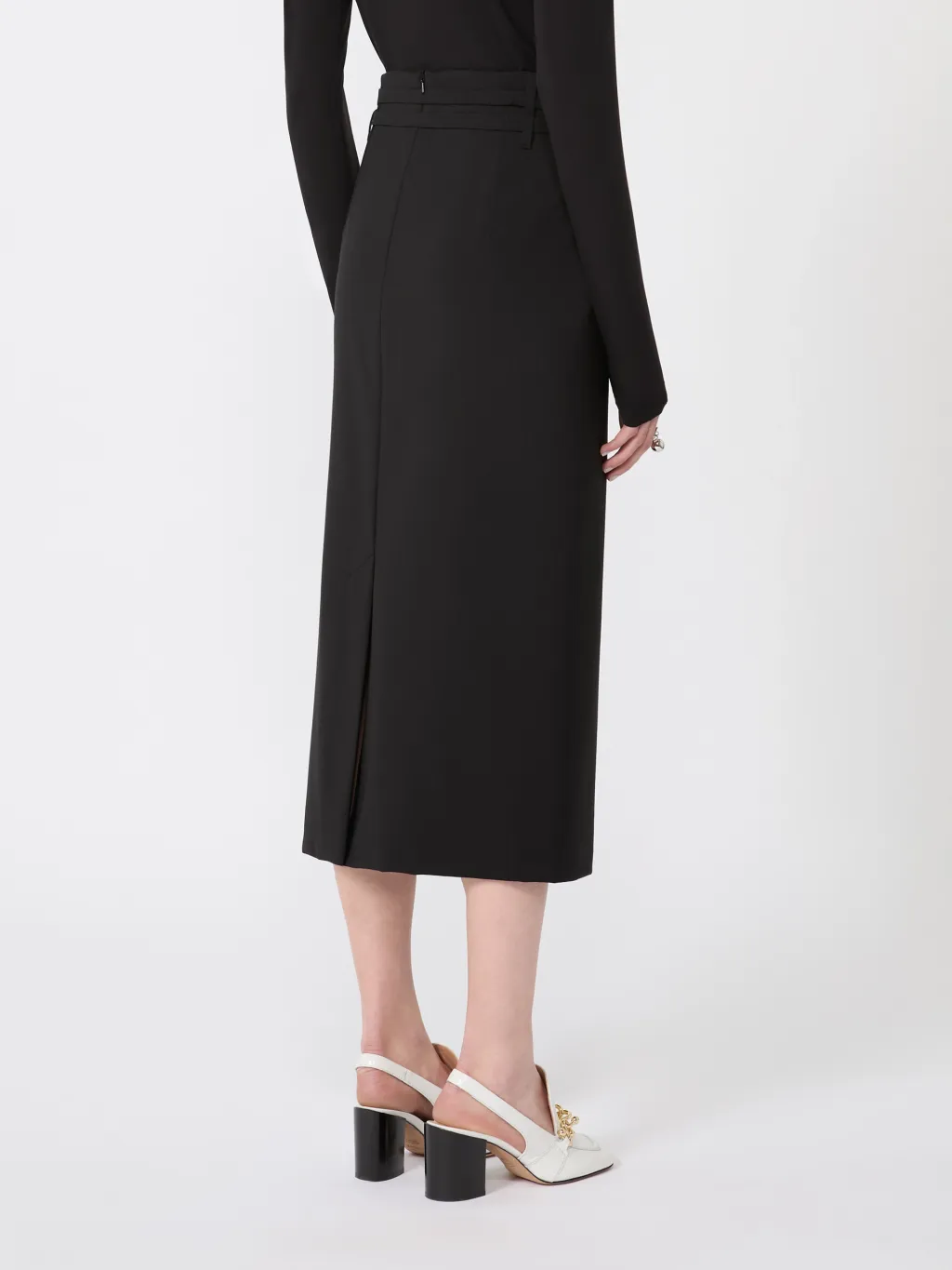 Long Wool Skirt