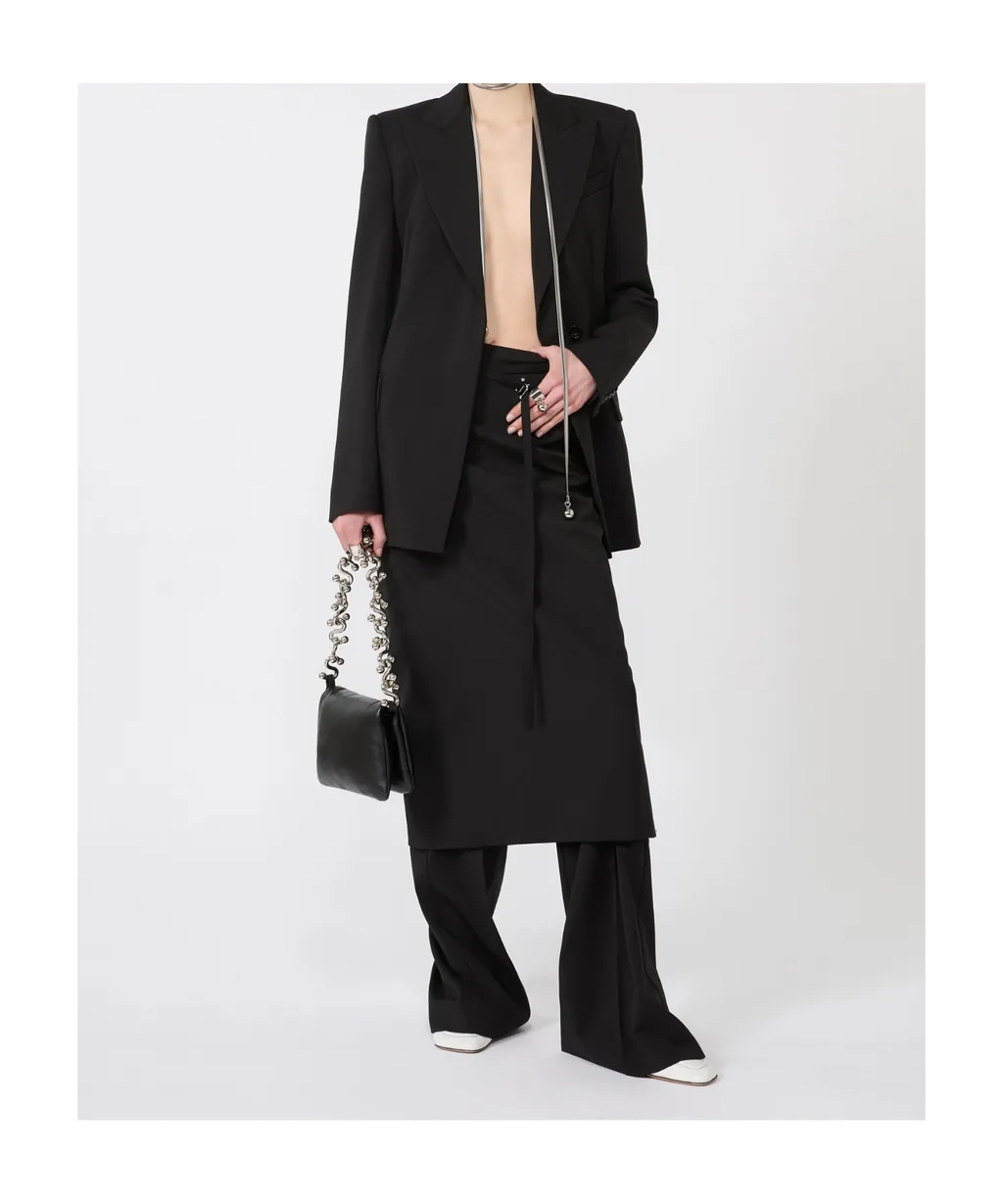 Long Wool Skirt