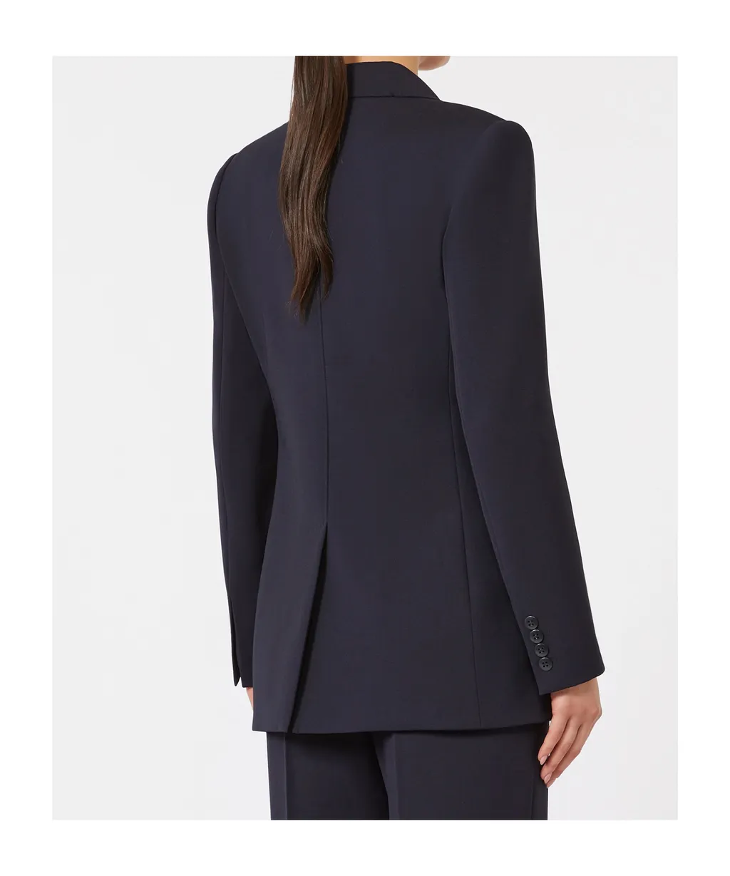 Wool Crepe Suit Jacket
