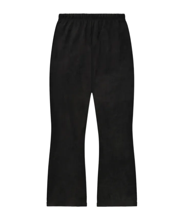 Suede Fleece Flare Sweatpant