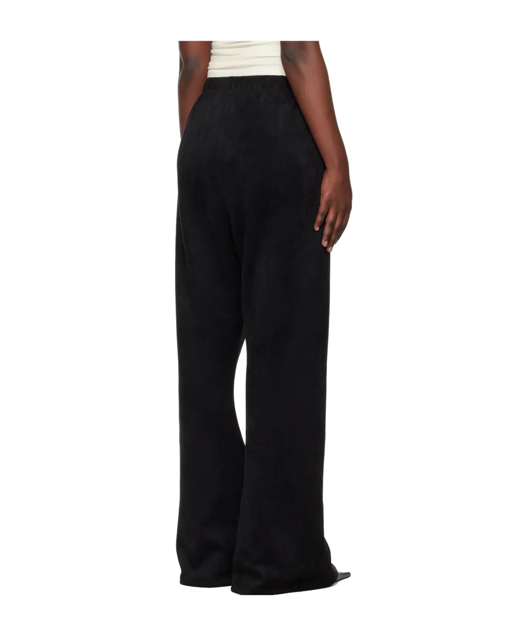 Suede Fleece Flare Sweatpant