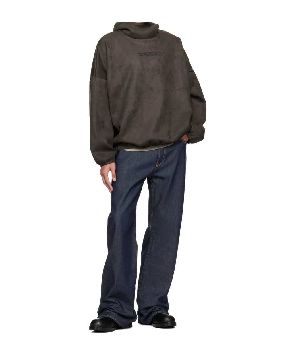 Suede Fleece Modern Hoodie