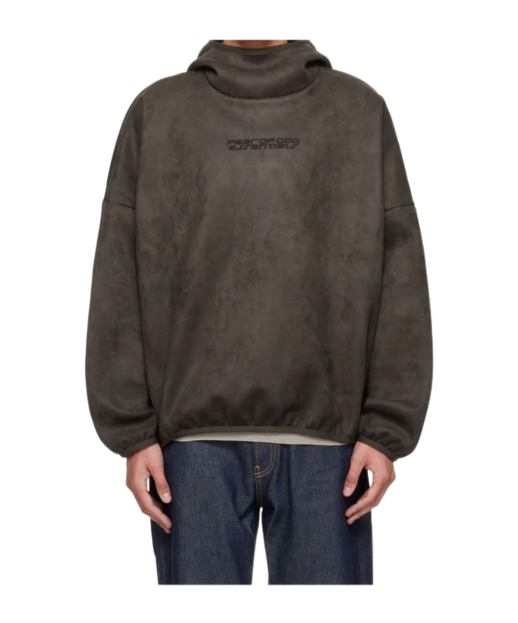 Suede Fleece Modern Hoodie