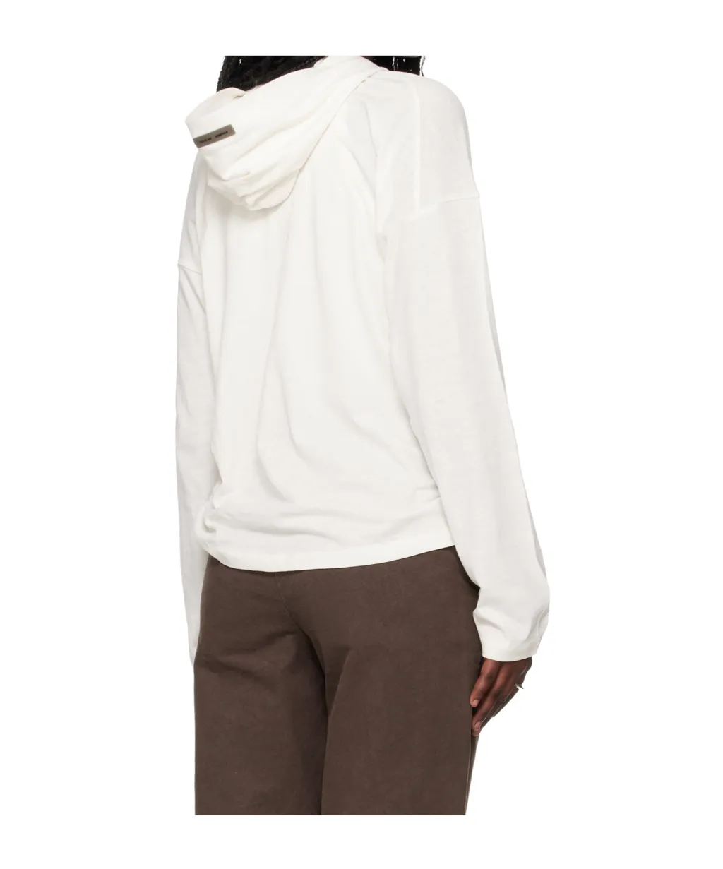 Fear Of God Essentials Logo Embroidered Hoodie