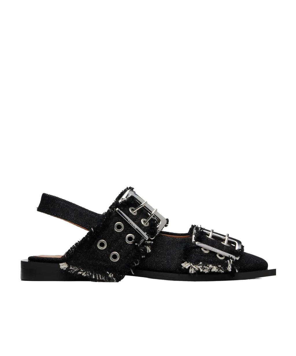 Denim Ballet Flats