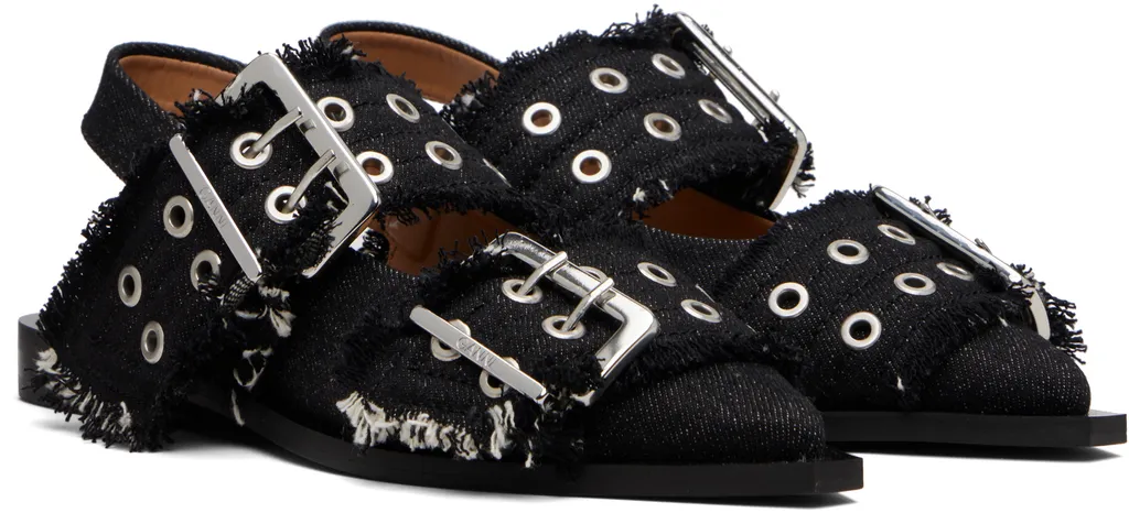 Denim Ballet Flats