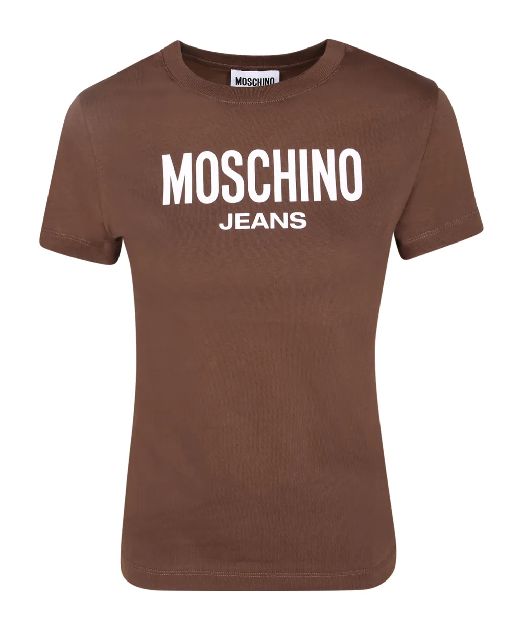 Moschino Jeans Logo Printed Slim T-Shirt