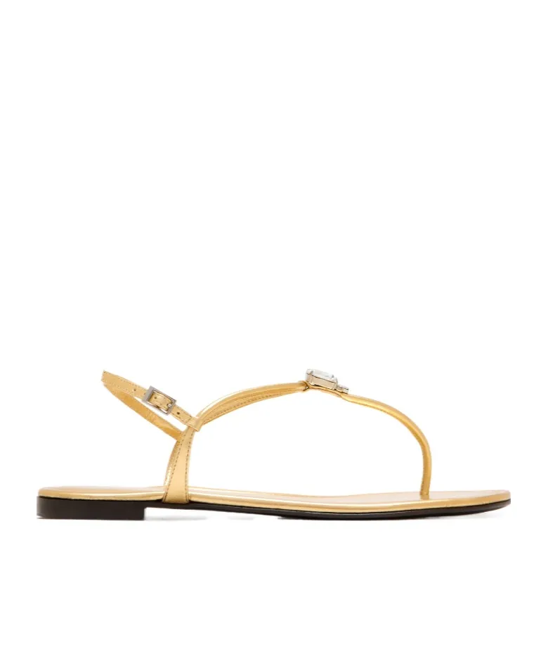 Giuseppe Zanotti Embellished Strap Flat Sandals