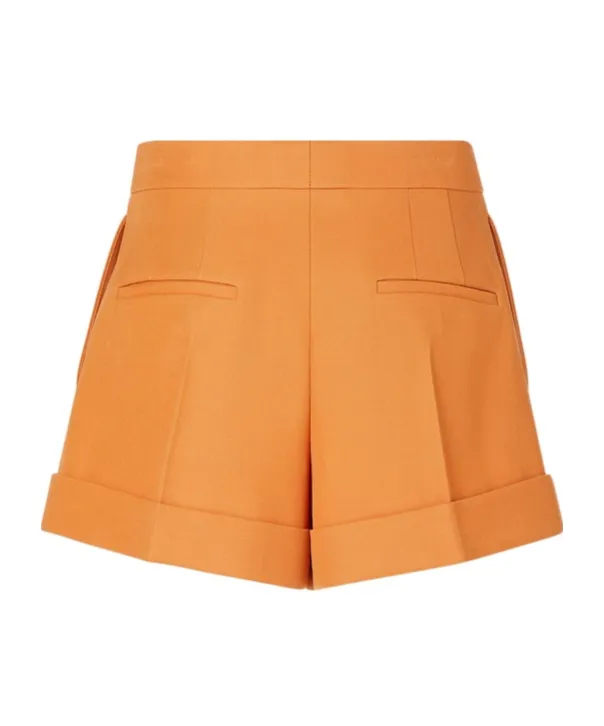 Fendi Pleated Flared Shorts