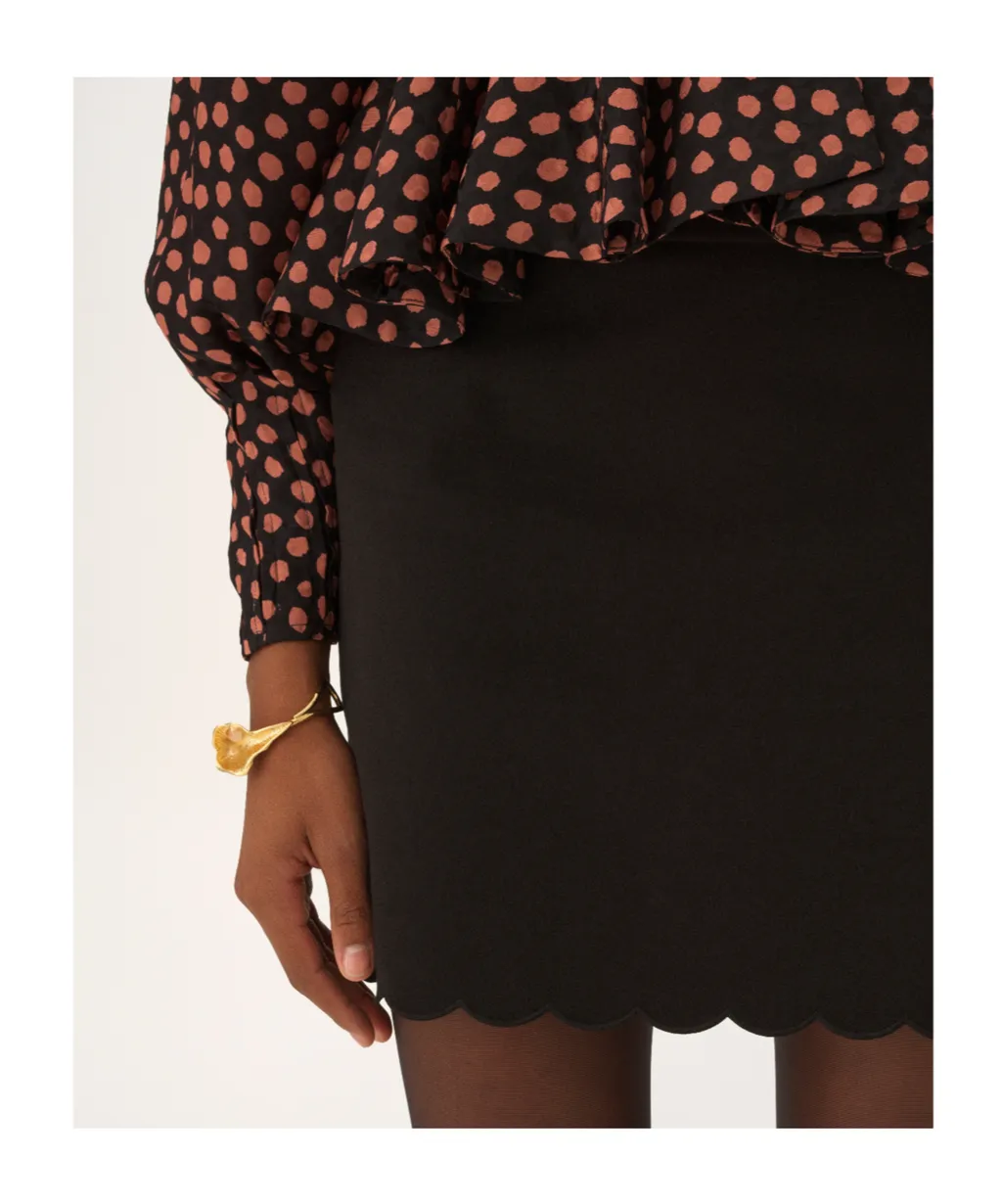 Chloé Scalloped Mini Skirt