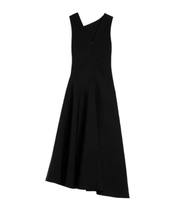 Jil Sander Asymmetrical Hem Evening Dress