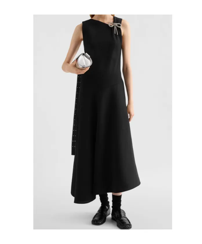 Jil Sander Asymmetrical Hem Evening Dress
