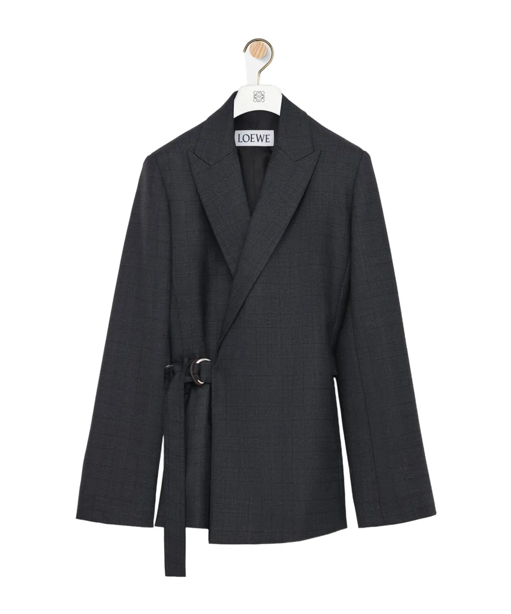 Wool Draped Coat