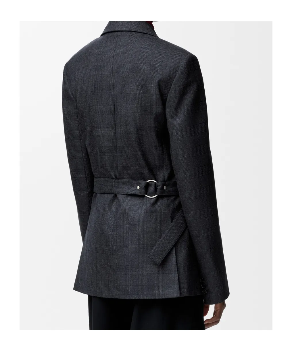 Wool Draped Coat